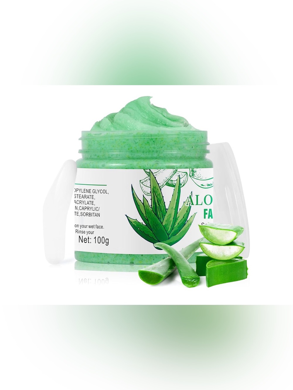Aloe Face Gel Wash - Green Aloe Vera Soothing Body Wash